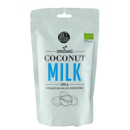 Lapte de cocos pudra pentru preparat, Diet Food, bio, 200 g