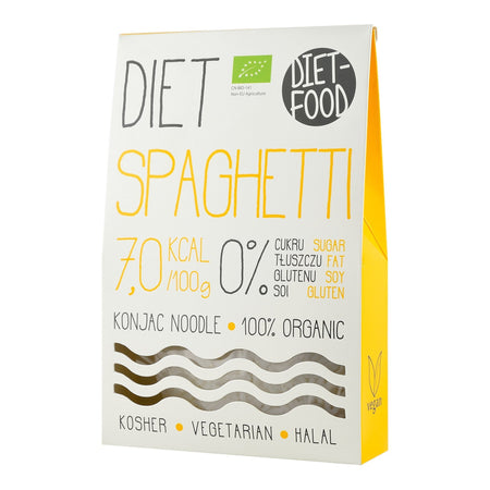 Shirataki Spaghetti fara gluten Diet Food, bio, 300 g