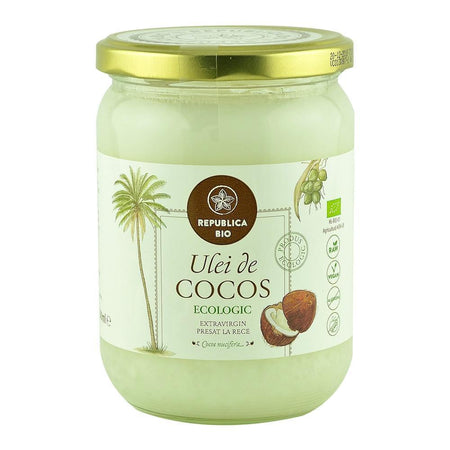 Ulei de cocos Republica BIO 500 ml, extravirgin, presat la rece, bio