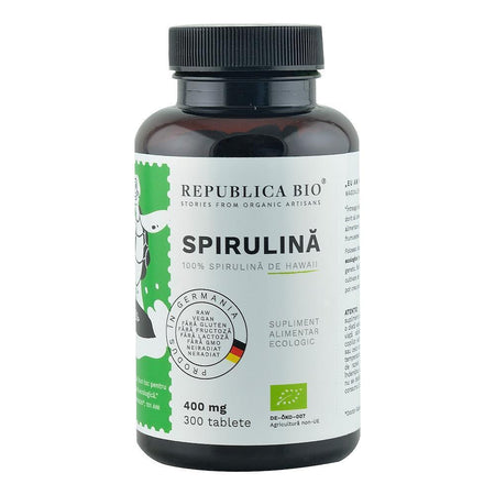 ANTIOXIDANT Complet, pachet promotional (Spirulina + Matcha + Orz verde), BIO, RAW, VEGAN