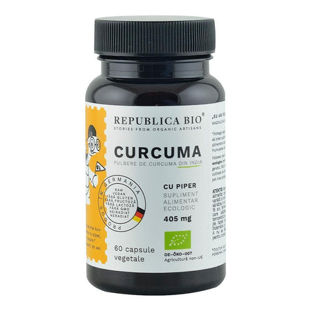 ANTI-INFLAMATOR Complet, pachet promotional (Curcuma/Turmeric + Spirulina), BIO, RAW, VEGAN