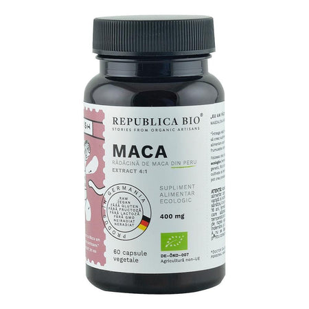 FERTILITATE barbati, pachet promotional (Maca + Ginseng), BIO, RAW, VEGAN