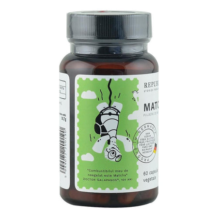 Matcha Ecologic din Japonia (500 mg) Republica BIO, 60 capsule (35 g)