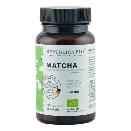 ENERGY booster, pachet promotional (Matcha + Ashwagandha), BIO, RAW, VEGAN