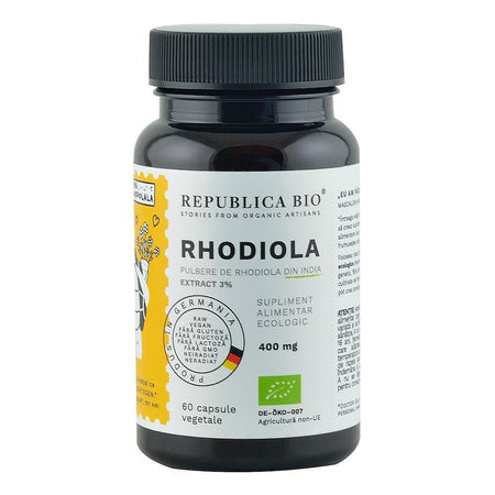 INIMA Sanatoasa, pachet promotional (Rhodiola + Curcuma), BIO, RAW, VEGAN