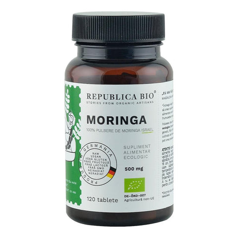 Ajutor DIABET, pachet promotional (Chlorella + Moringa + Ginseng),  BIO, RAW, VEGAN