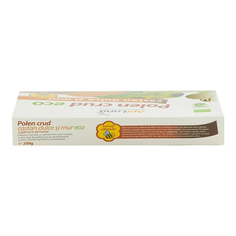 Polen Crud Apiland de Castan Dulce si Mur, bio, 250 g