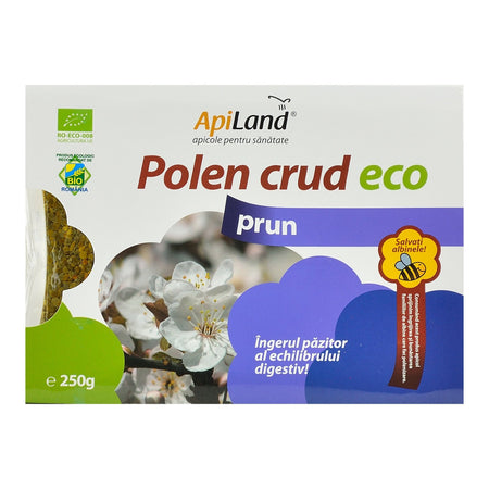 Polen Crud Apiland de Prun, bio, 250 g