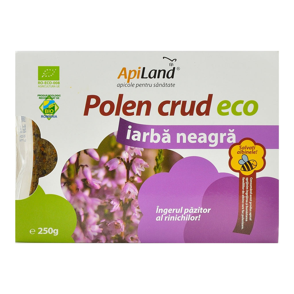 Polen Crud Apiland de Iarba Neagra, bio, 250 g