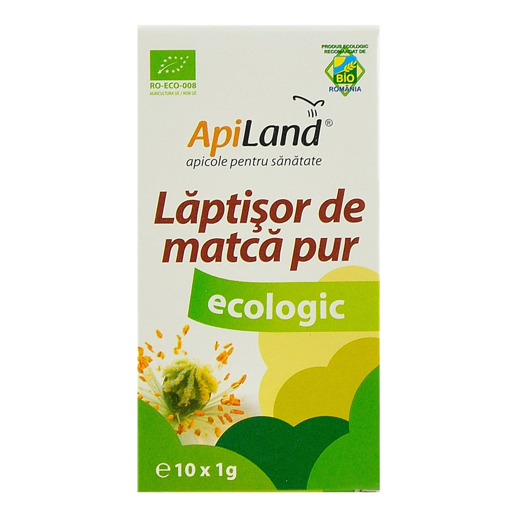 Laptisor de Matca Apiland, bio, plicuri 10x1 g