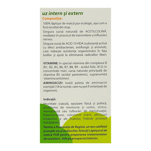 Laptisor de Matca Apiland, bio, plicuri 10x1 g