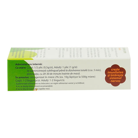 Laptisor de Matca Apiland, bio, plicuri 10x1 g