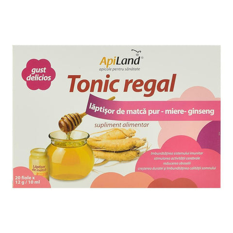 Tonic Regal Apiland, 20 fiole x 10 ml, natural
