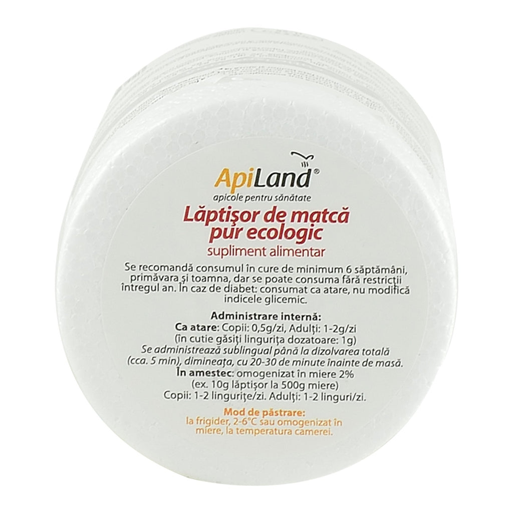 Laptisor de Matca Apiland (in cutie izoterma), bio, 10 g