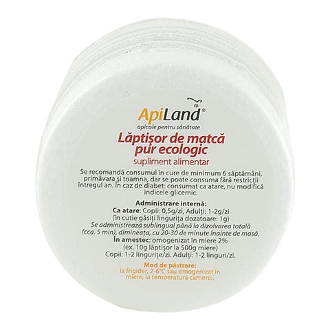 Laptisor de Matca Apiland (in cutie izoterma), bio, 10 g