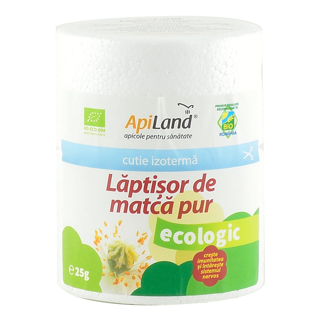 Laptisor de Matca Apiland (in cutie izoterma), bio, 25 g