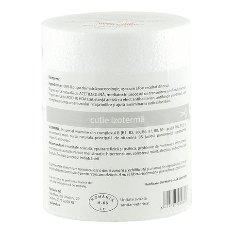 Laptisor de Matca Apiland (in cutie izoterma), bio, 25 g