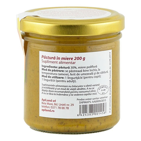 Pastura in Miere Apiland, 200g, naturala