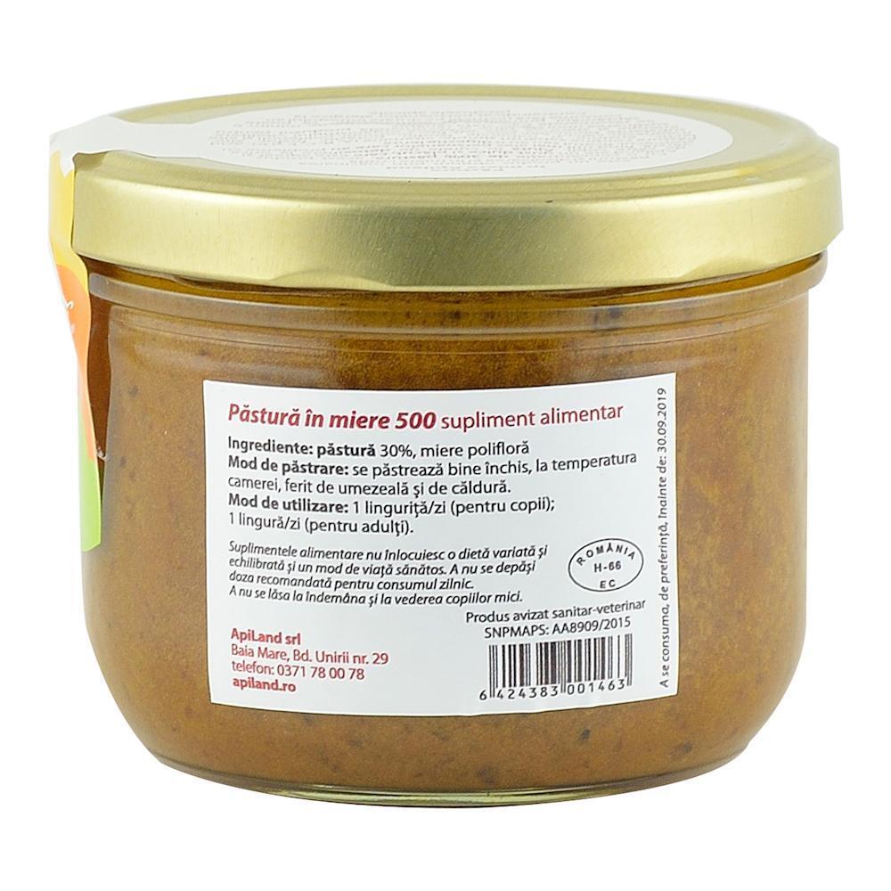 Pastura in Miere Apiland, 500g, naturala