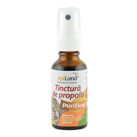 Tinctura de Propolis purificat 95% Spray Apiland, 30 ml, naturala