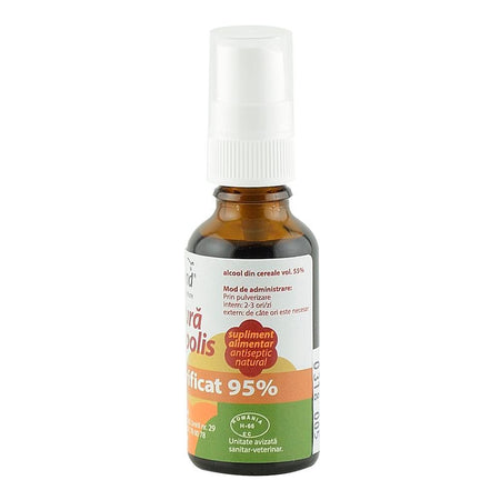 Tinctura de Propolis purificat 95% Spray Apiland, 30 ml, naturala