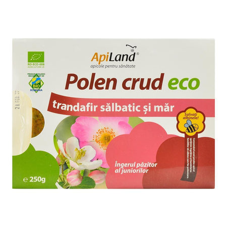 Polen Crud Apiland de Trandafir Salbatic si Mar, bio, 250 g