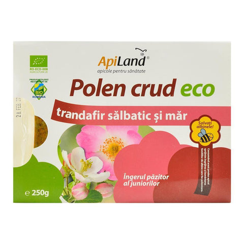 Polen Crud Apiland de Trandafir Salbatic si Mar, bio, 250 g