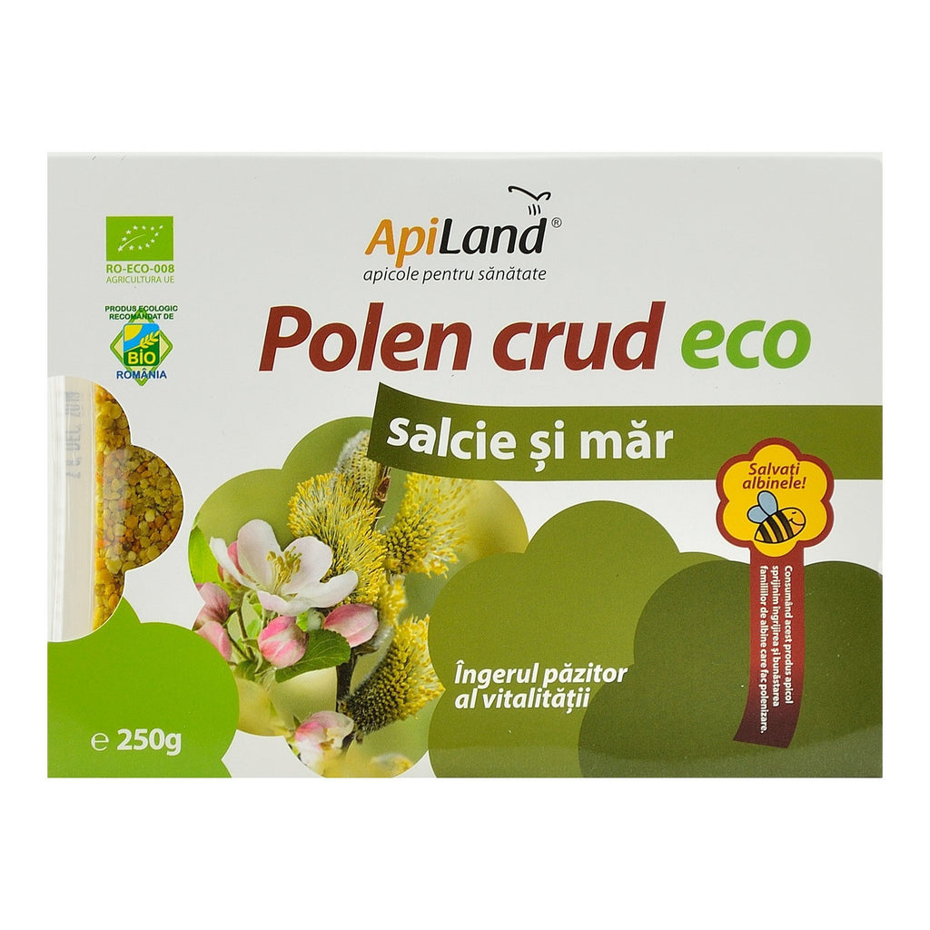 Polen Crud Apiland de Salcie si Mar, bio, 250 g