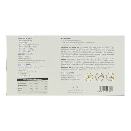 Tonic Junior Apiland, 10 fiole x 10 ml, natural