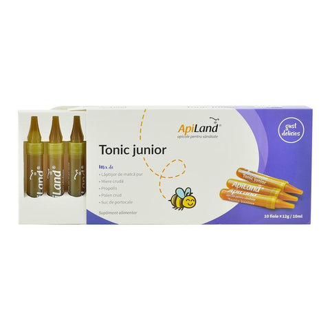 Tonic Junior Apiland, 10 fiole x 10 ml, natural