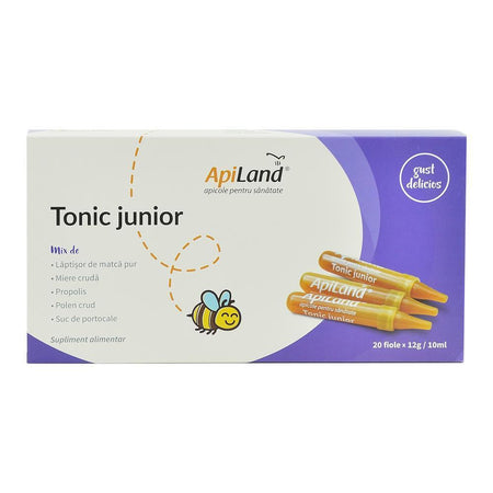 Tonic Junior Apiland, 20 fiole x 10 ml, natural