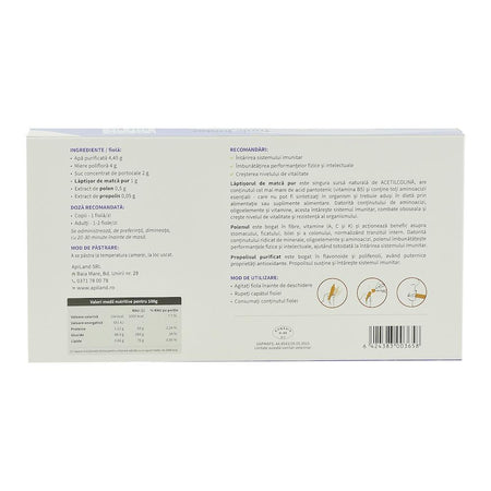 Tonic Junior Apiland, 20 fiole x 10 ml, natural