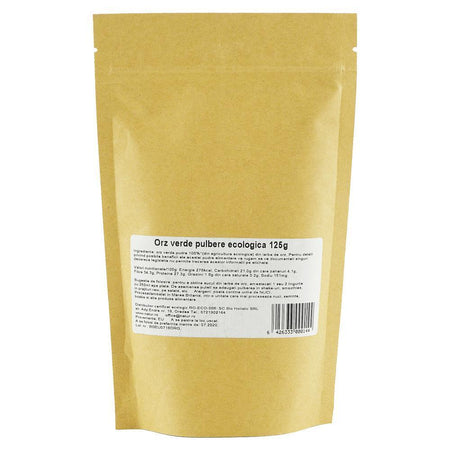 Pulbere de Orz Verde, raw, origine europeana, bio, 125 g
