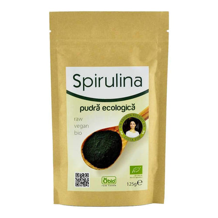 Spirulina Pulbere Raw Bio 125g