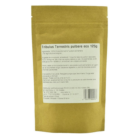 Tribulus Terrestris Pulbere Bio 125g