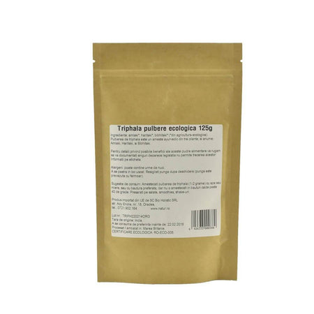 Triphala Pulbere Raw Bio 125g