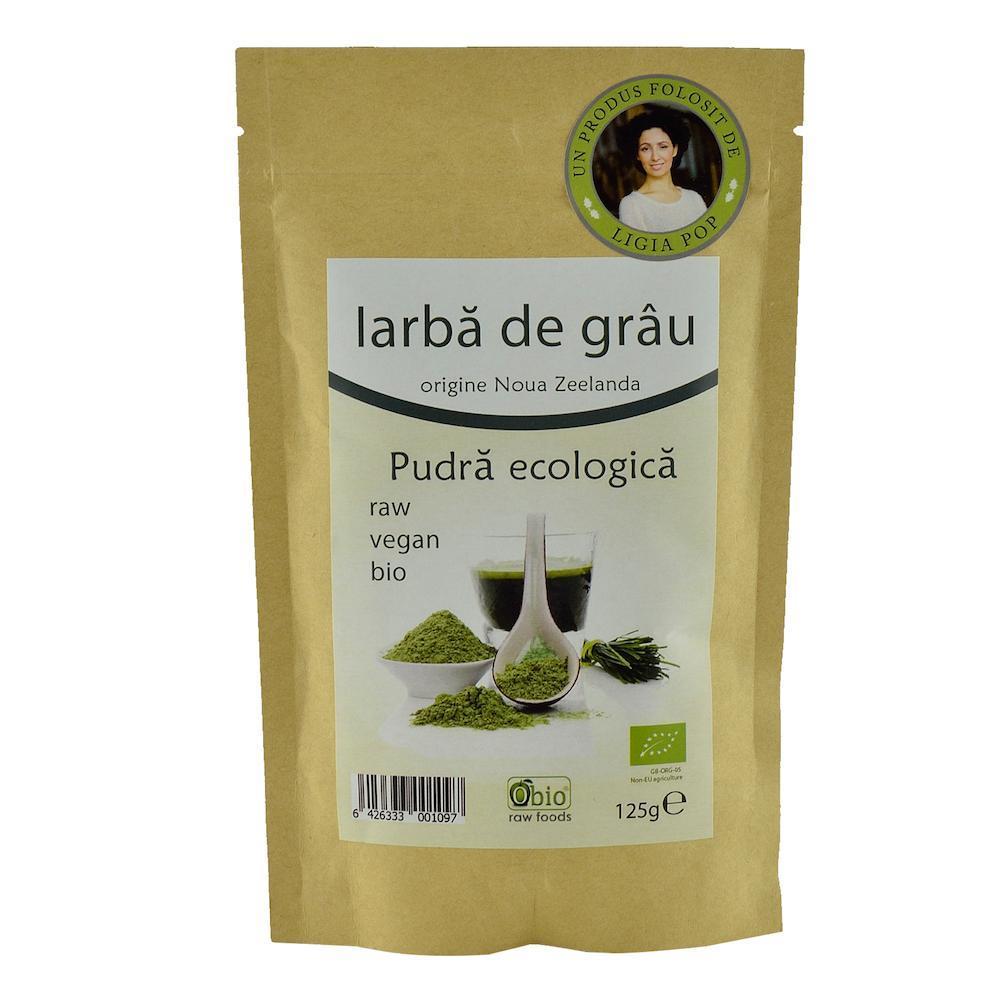 Iarba de Grau Pulbere Noua Zeelanda Raw Bio 125g