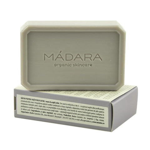 Sapun de fata purificator Madara cu mure si argila alba, bio, 70 g