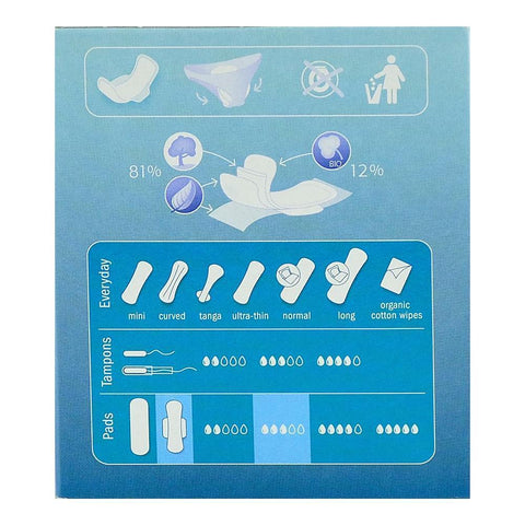 Absorbante Ultra cu Aripioare Super Natracare, 12 buc, bio