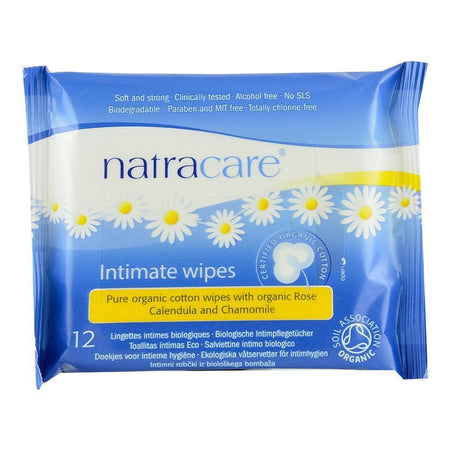 Servetele  pentru Igiena Intima Natracare, 12 buc, bio