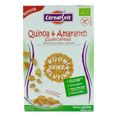 Cereale fara gluten cu quinoa si amarant, Cerealvit, bio, 375 g