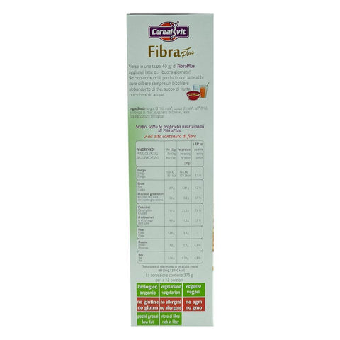 Cereale fara gluten Fibra Plus (sorg, porumb, teff), Cerealvit, bio, 375 g