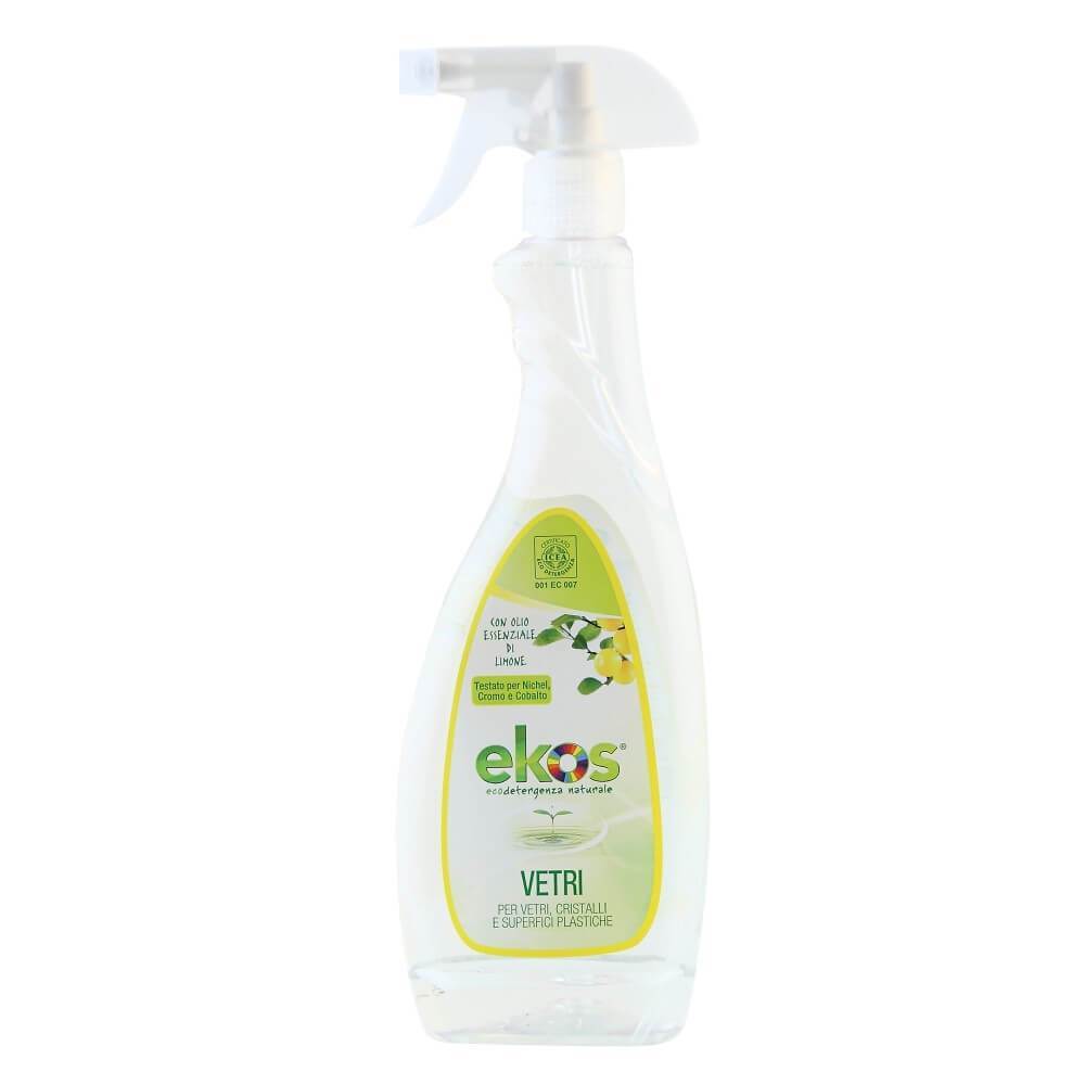 Solutie ECO pentru curatat geamuri, oglinzi si suprafete din plastic, Ekos, bio, 750ml