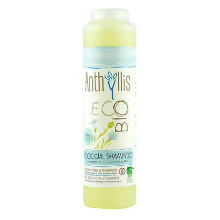 Sampon si gel de dus cu extract de in, Eco Bio Anthyllis, bio, 250 ml