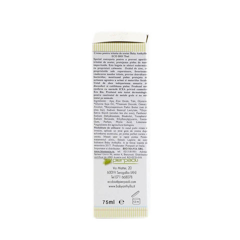 Crema pentru iritatiile scutecului la bebelusi, Eco Bio baby Anthyllis, bio, 75 ml - Republica BIO
