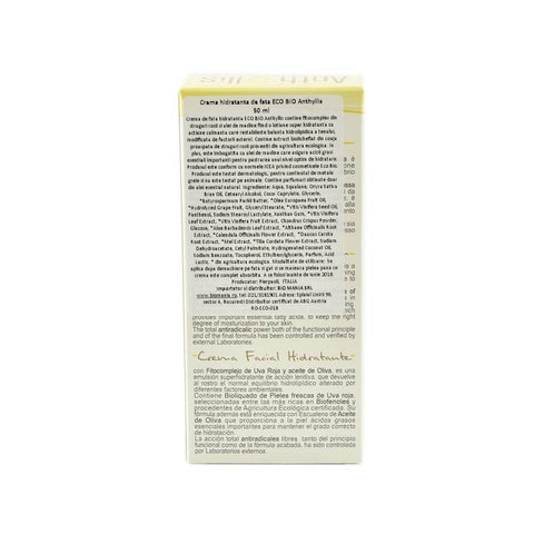 Crema de fata hidratanta Eco Bio Anthyllis, bio, 50 ml - Republica BIO