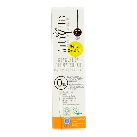 Crema protectie solara SPF 50 pentru bebelusi si copii Anthyllis, bio, 100 ml
