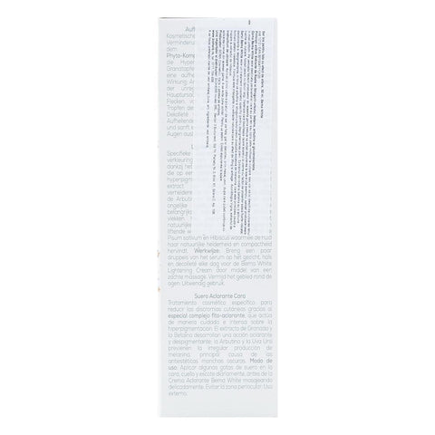Ser pentru fata cu efect de albire, Bema, bio, 30 ml