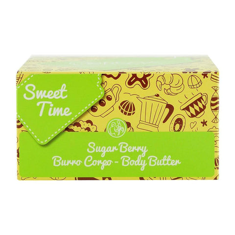 Unt pentru corp cu zahar si merisoare, Bema Sweet Time Sugar Berry, bio, 200 ml