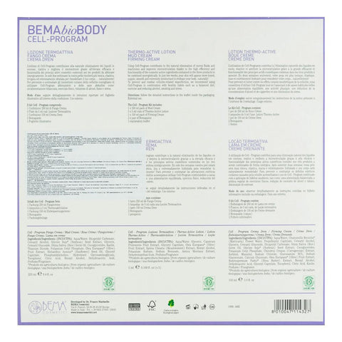 Cell-Program Kit anticelulita pentru corp, Bema, bio, 425 ml